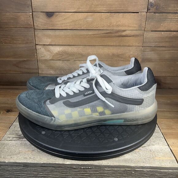 Vans Mens Size US 8.5 Transparent EVDNT RW Gray Ultimate Waffle Sneakers - Picture 3 of 10